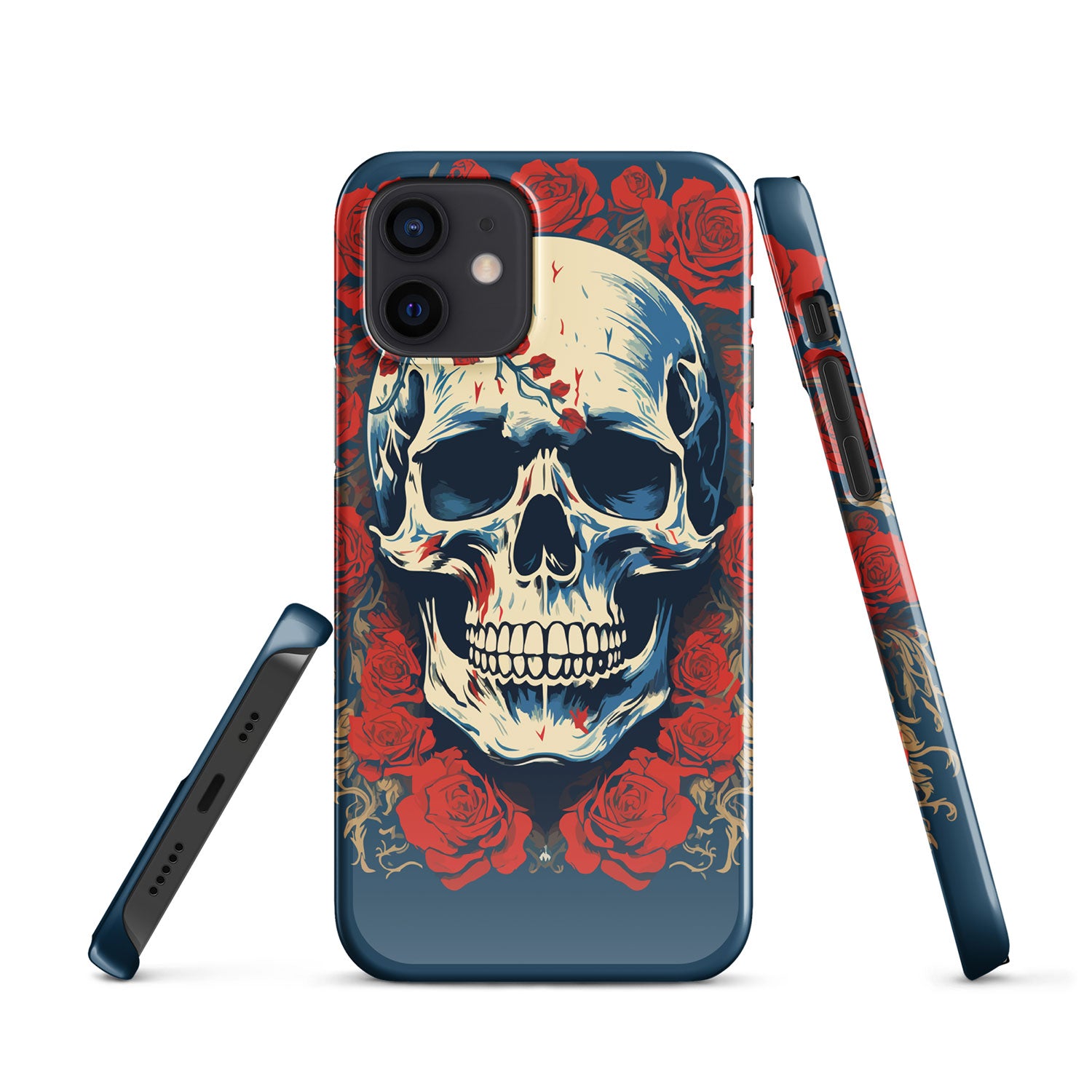 Alas Poor Yorick Skull _ Roses Lightweight Iphone Case Iphone 12 Front 6523377E224A6