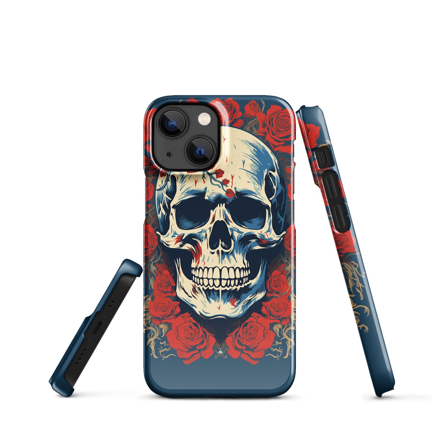 Alas Poor Yorick Skull _ Roses Lightweight Iphone Case Iphone 13 Mini Front 6523377E2260B