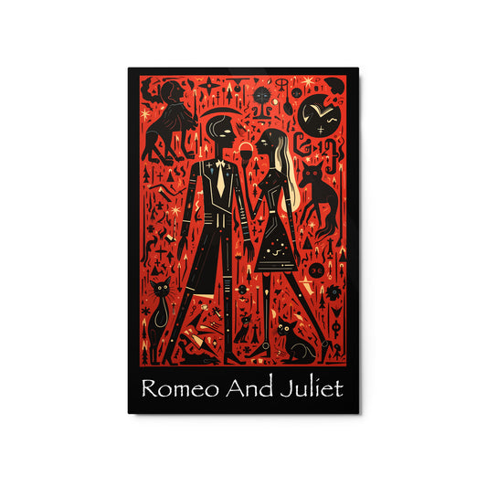 Romeo And Juliet Large High Quality Metal Print Artwork 20X30 1