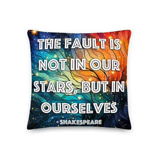 'The Fault Is Not In Our Stars' Premium Pillow Machine-Washable Case