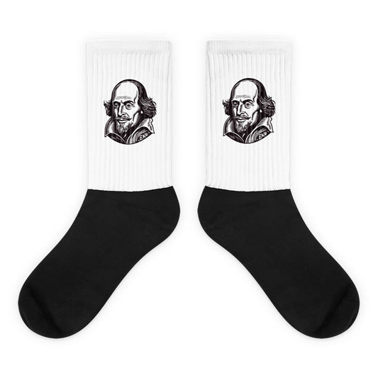 The Official Shakespeare Black Foot Socks Cushioned Bottom 1