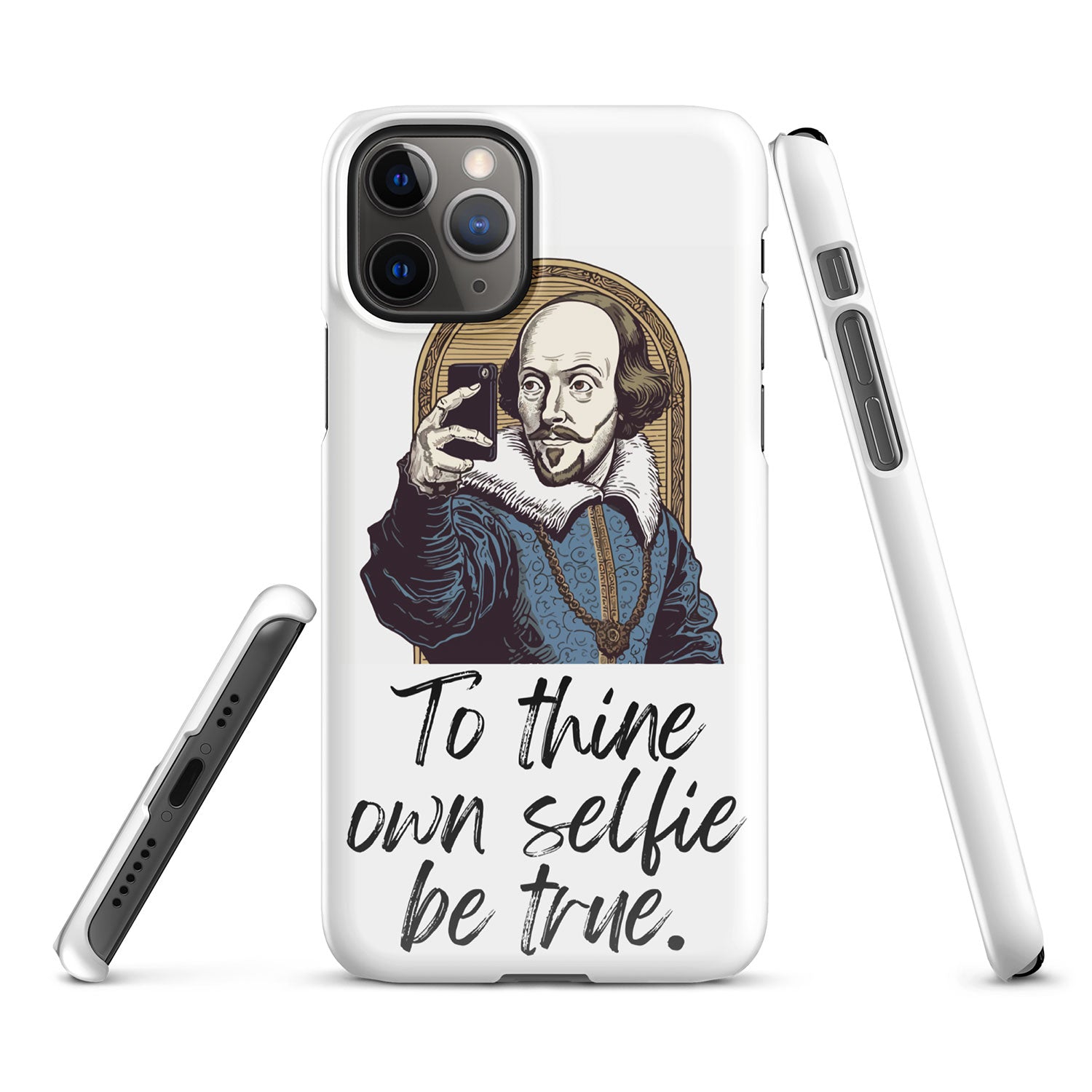 To Thine Own Selfie Be True Lightweight Iphone Case Iphone 11 Pro Front 65222Dadb8A01