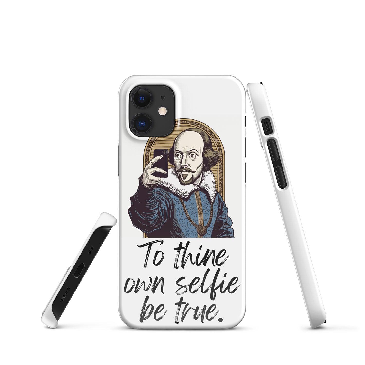 To Thine Own Selfie Be True Lightweight Iphone Case Iphone 12 Mini Front 65222Dadb8A92