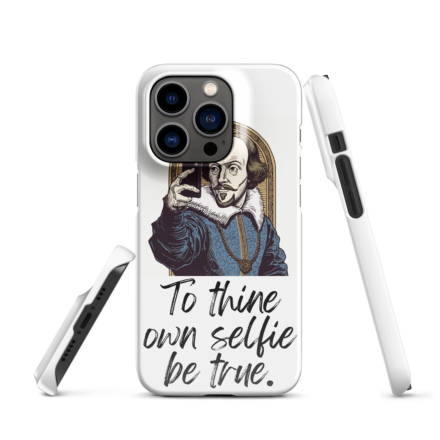 To Thine Own Selfie Be True Lightweight Iphone Case Iphone 14 Pro Front 65222Dadb8Cf1
