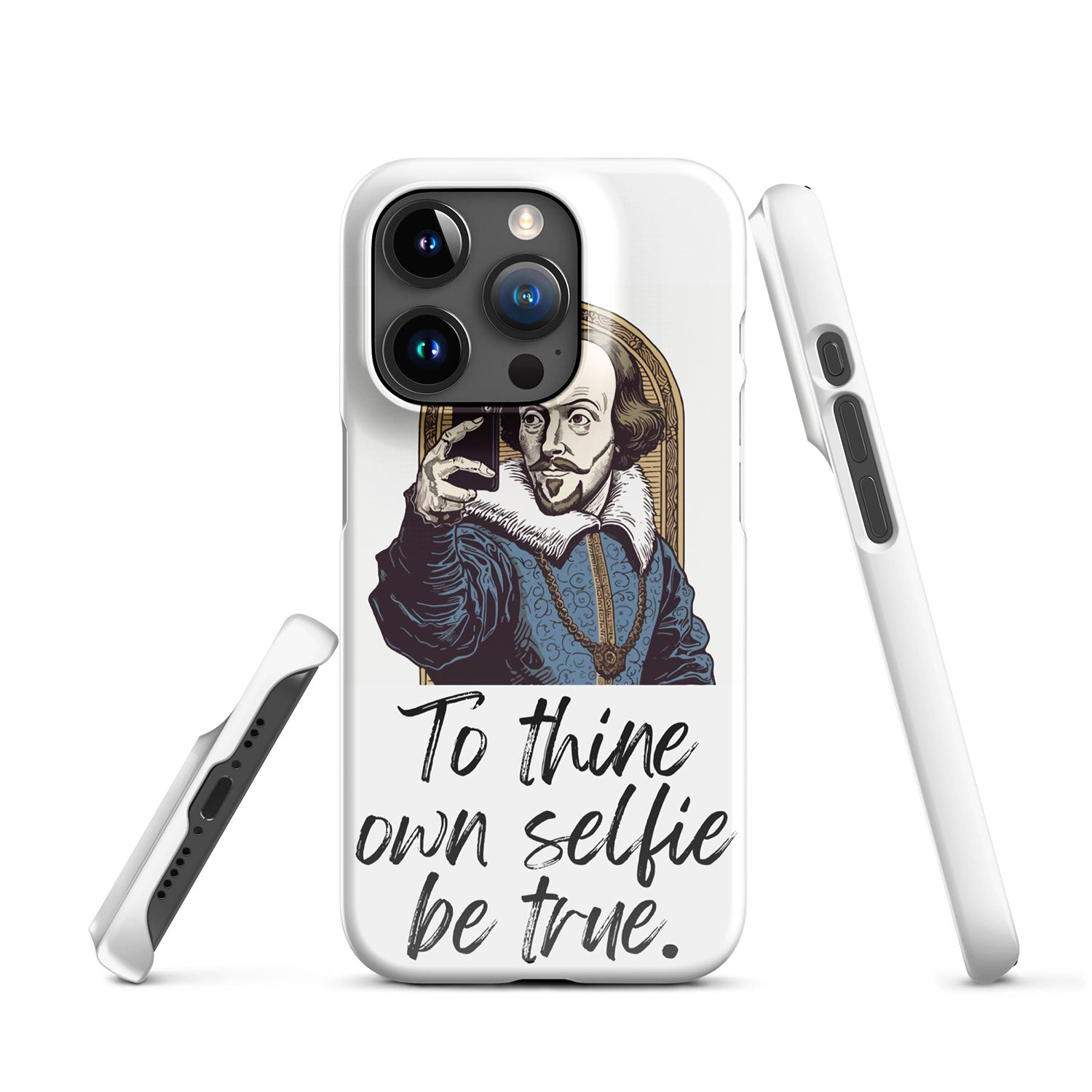 To Thine Own Selfie Be True Lightweight Iphone Case Iphone 15 Pro Front 65222Dadb8Ddf