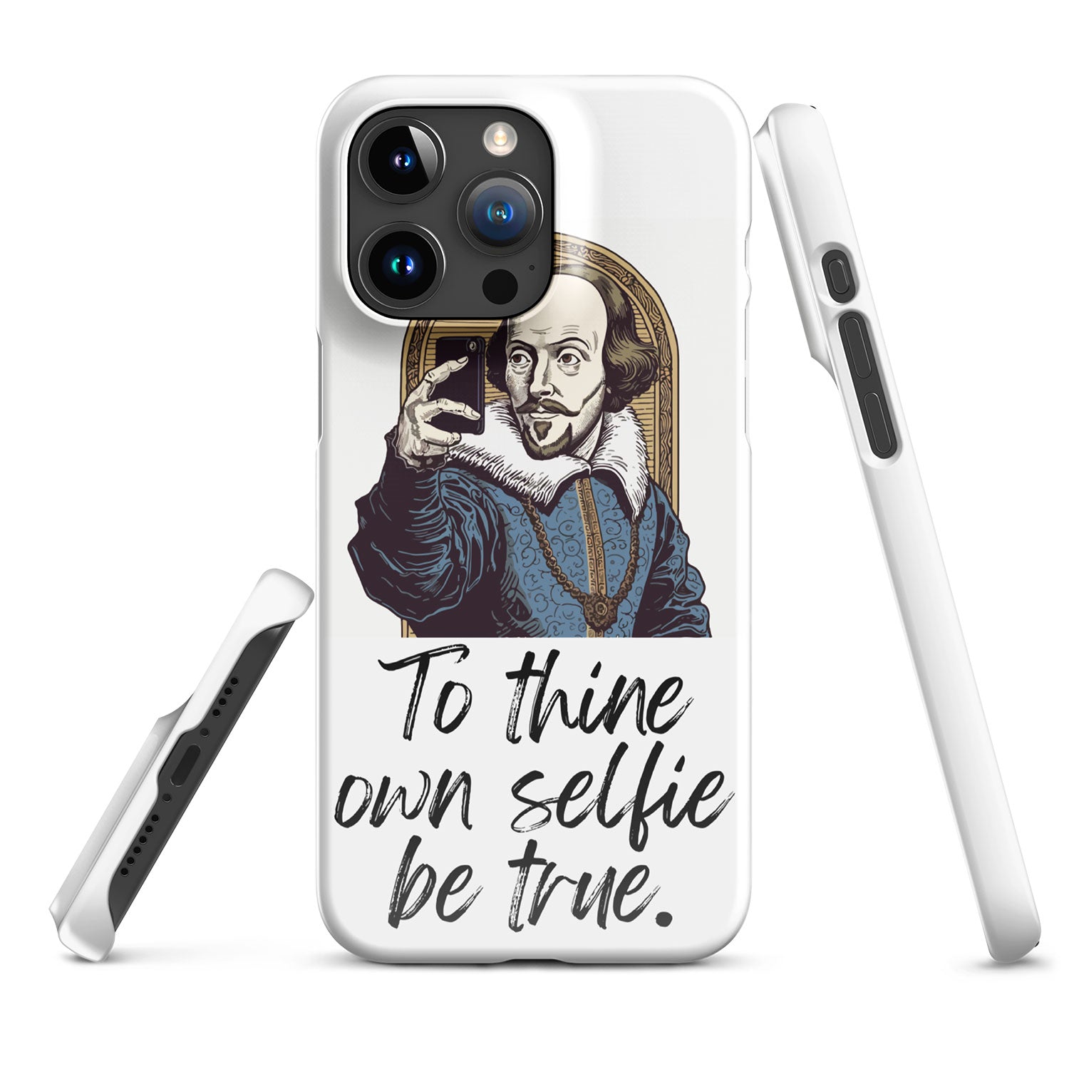 To Thine Own Selfie Be True Lightweight Iphone Case Iphone 15 Pro Max Front 65222Dadb8E24