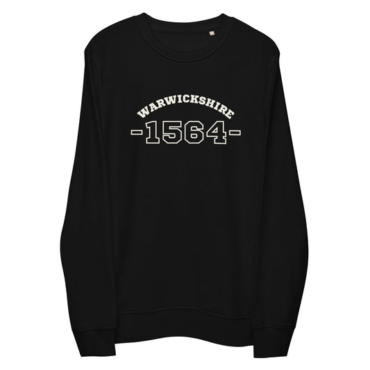 Warwickshire 1564 Pre Shrunk Unisex Eco Friendly Sweatshirt 1