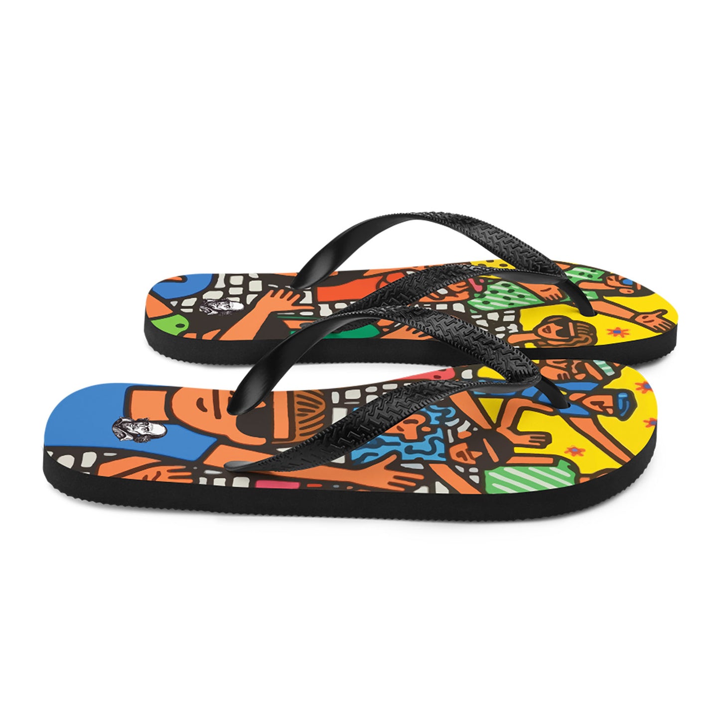 What Fools These Mortals Be Rubber Sole Flip Flops 7