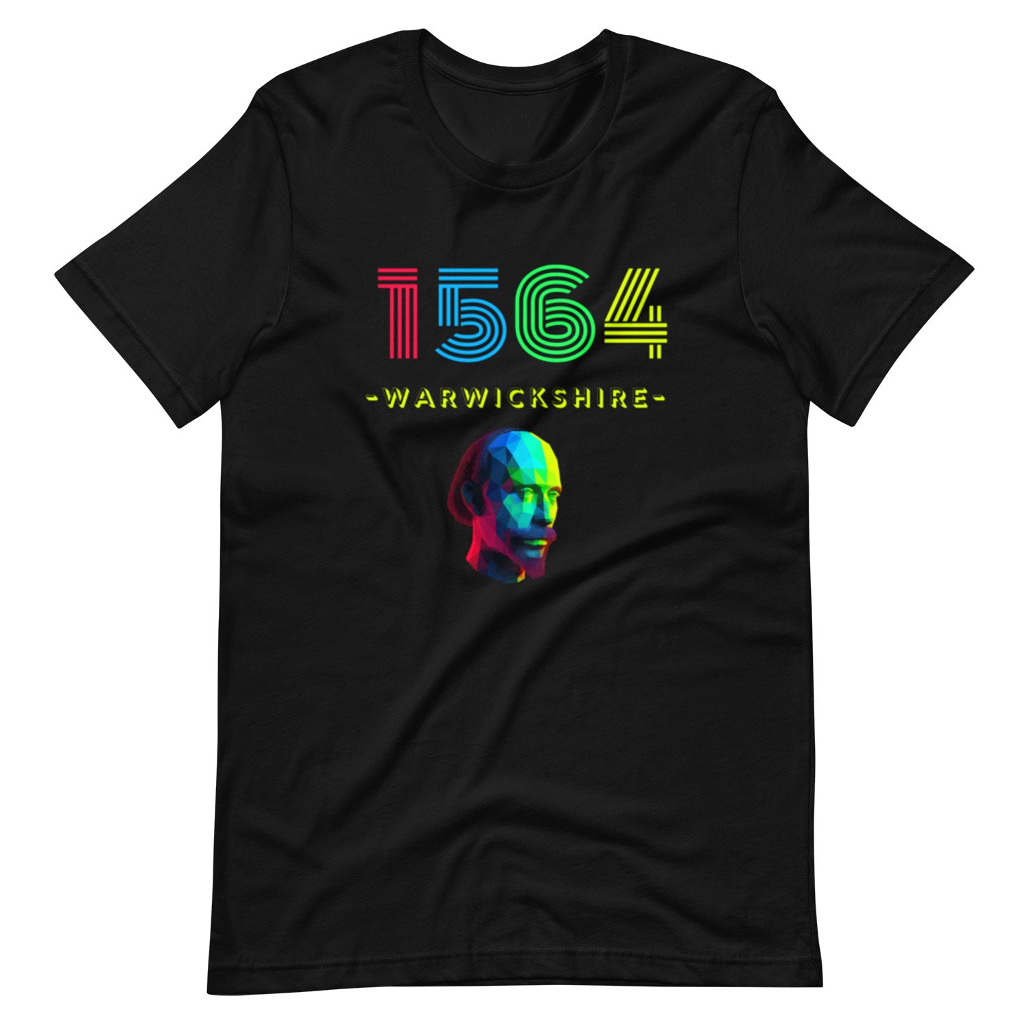 1564 Warwickshire Pre Shrunk Unisex T Shirt 100 Cotton