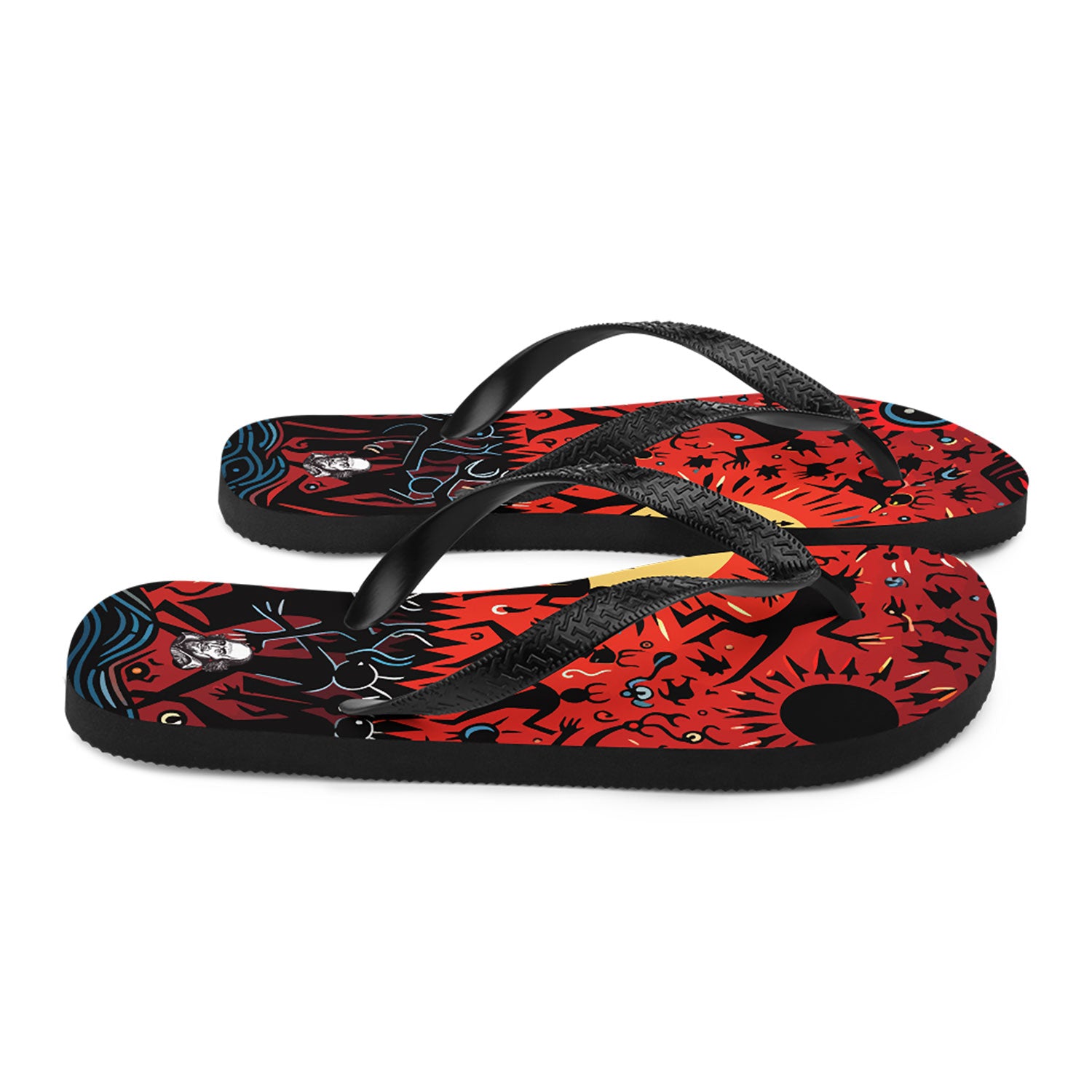 Hell Is Empty Rubber Sole Flip Flops 3