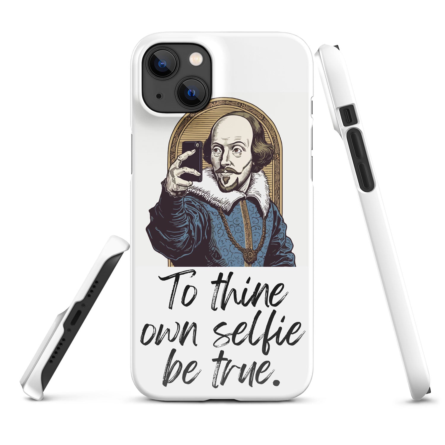 To Thine Own Selfie Be True Lightweight Iphone Case Iphone 14 Plus Front 65222Dadb8Cb5